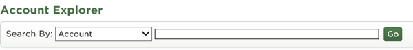 Account Explorer Search